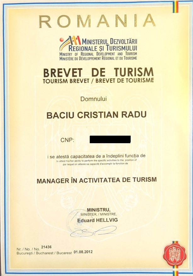 Tourism Brevet